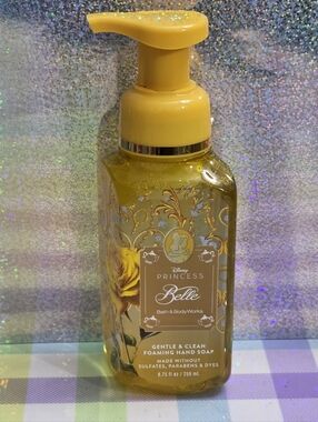 Bath & Body Works Disney Beauty Beast Belle Foaming Hand Soap 8oz NEW RARE